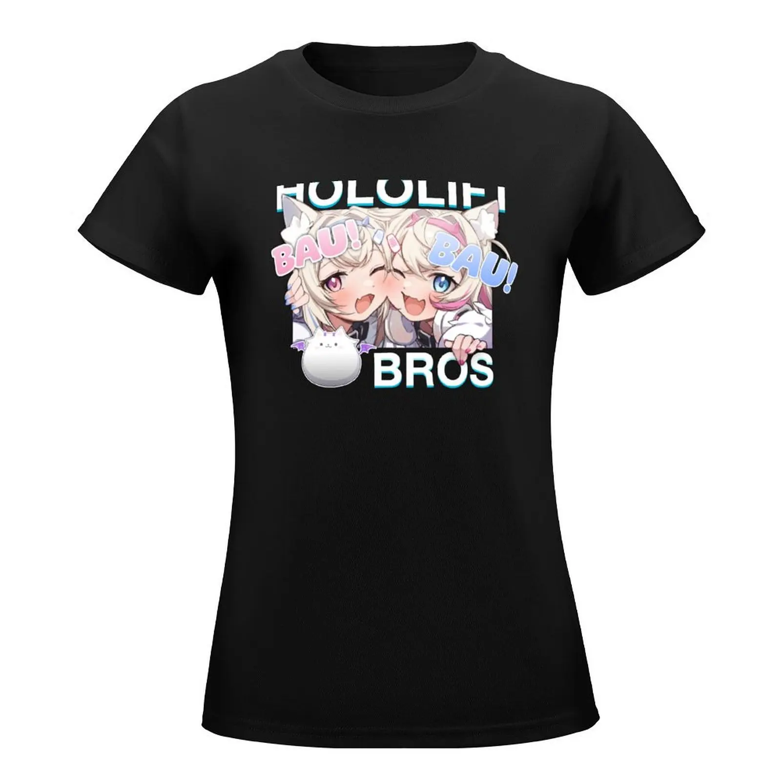 Hololift Bros #2 T-Shirt aesthetic clothes summer top heavyweights customs design your own Women's summer blouses 2024