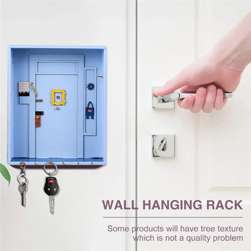 AEE8 キーホルダー ドアフレーム キーホルダー かわいいホームギフト、手作りキーフック、ヴィンテージホーム装飾壁、オーガナイザーメールホルダー