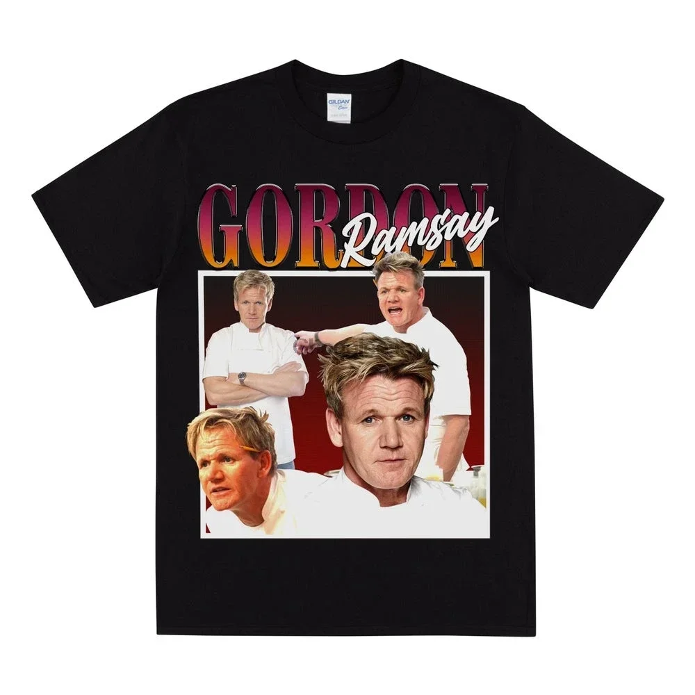 GORDON RAMSAY Homage Tshirt Men's Tshirt Funny Tshirt Tee Unisex Chefs T shirt Top Gift mens designer clothes new in tops & tees