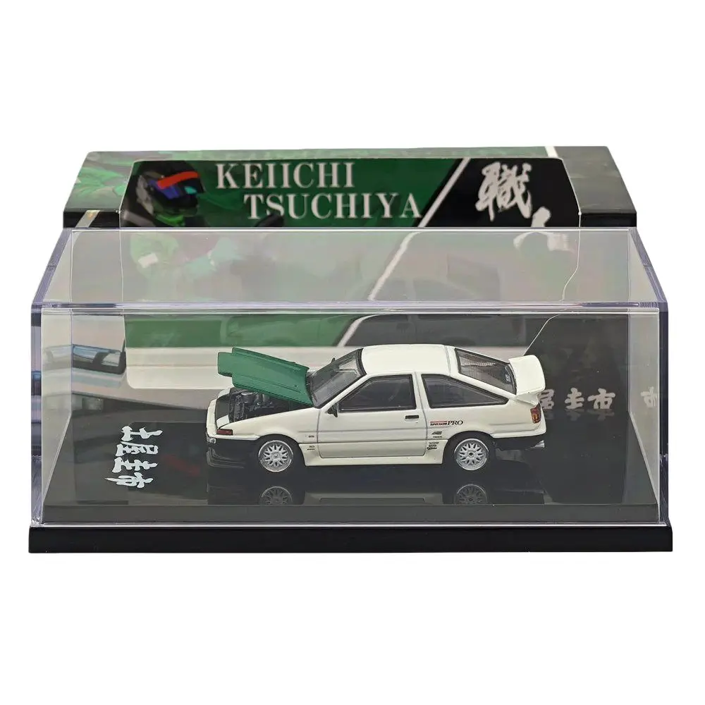 Hobby HJ64 1/64 for Sprinter Trueno (AE86) Dori Dori Mesh Wheel Drift King HJ646052BDK Diecast Model Car Miniature Collection