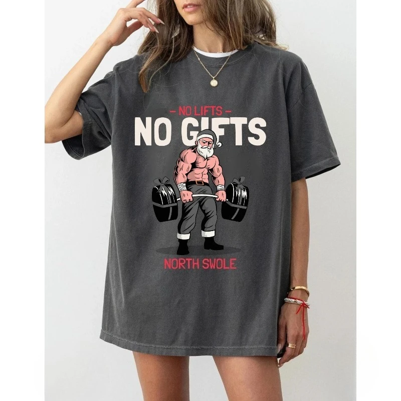 Unisex Gym Christmas T-Shirt, Funny 