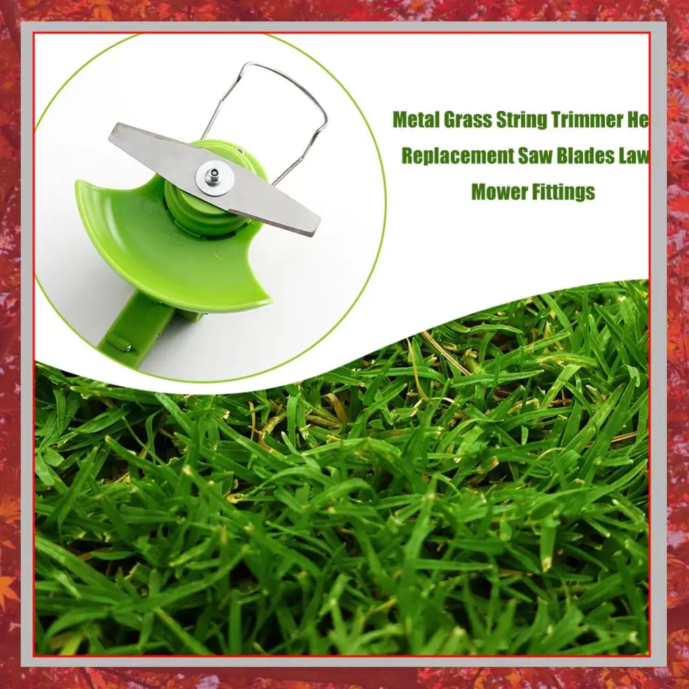 10-1pcs 15cm Replacement Saw Blades Metal Grass String Trimmer Head Lawn Mower Fitting Parts Garden Power Tool Replacement Blade