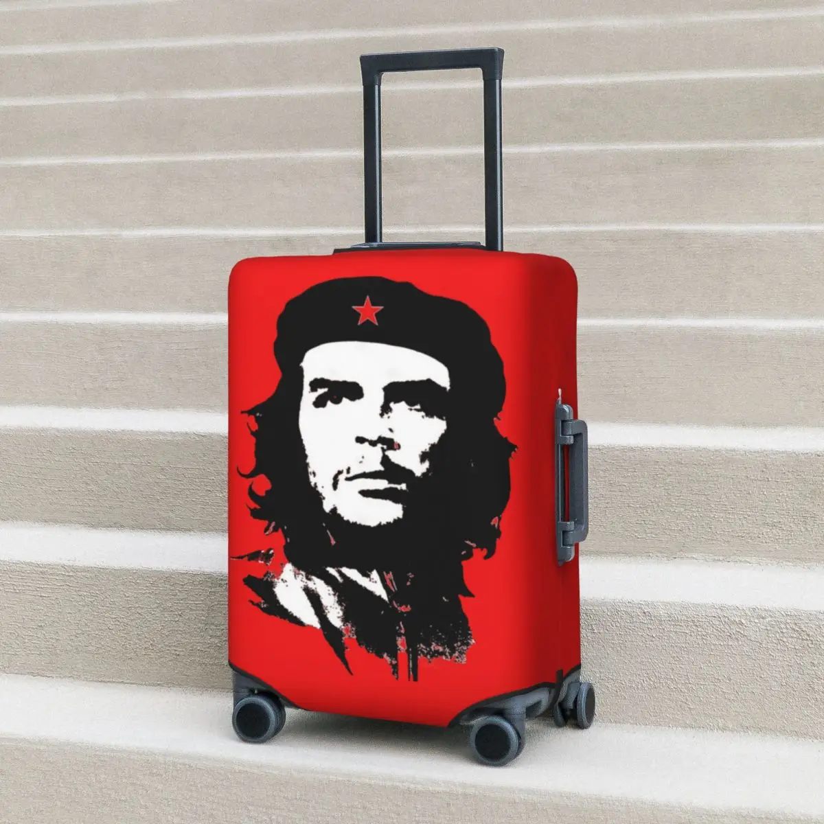 

Che Guevara Suitcase Cover Flight Celebrity Fun Luggage Case Cruise Trip Protection