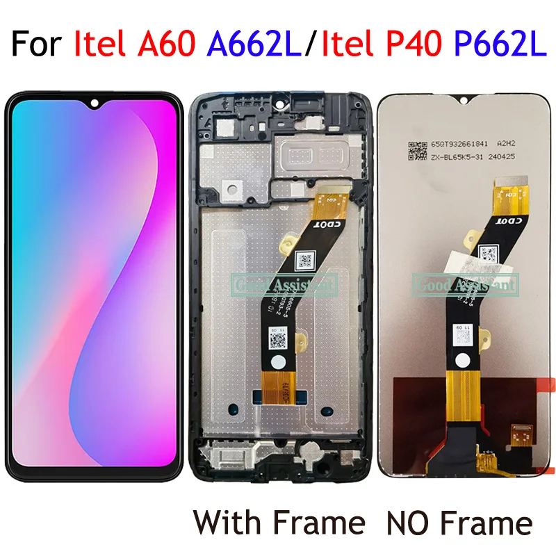 تقرير ونصيحة حول شاشة LCD 6.6 بوصة للهواتف Itel A60 A662L P40 P662L رقم المنتج 110901800