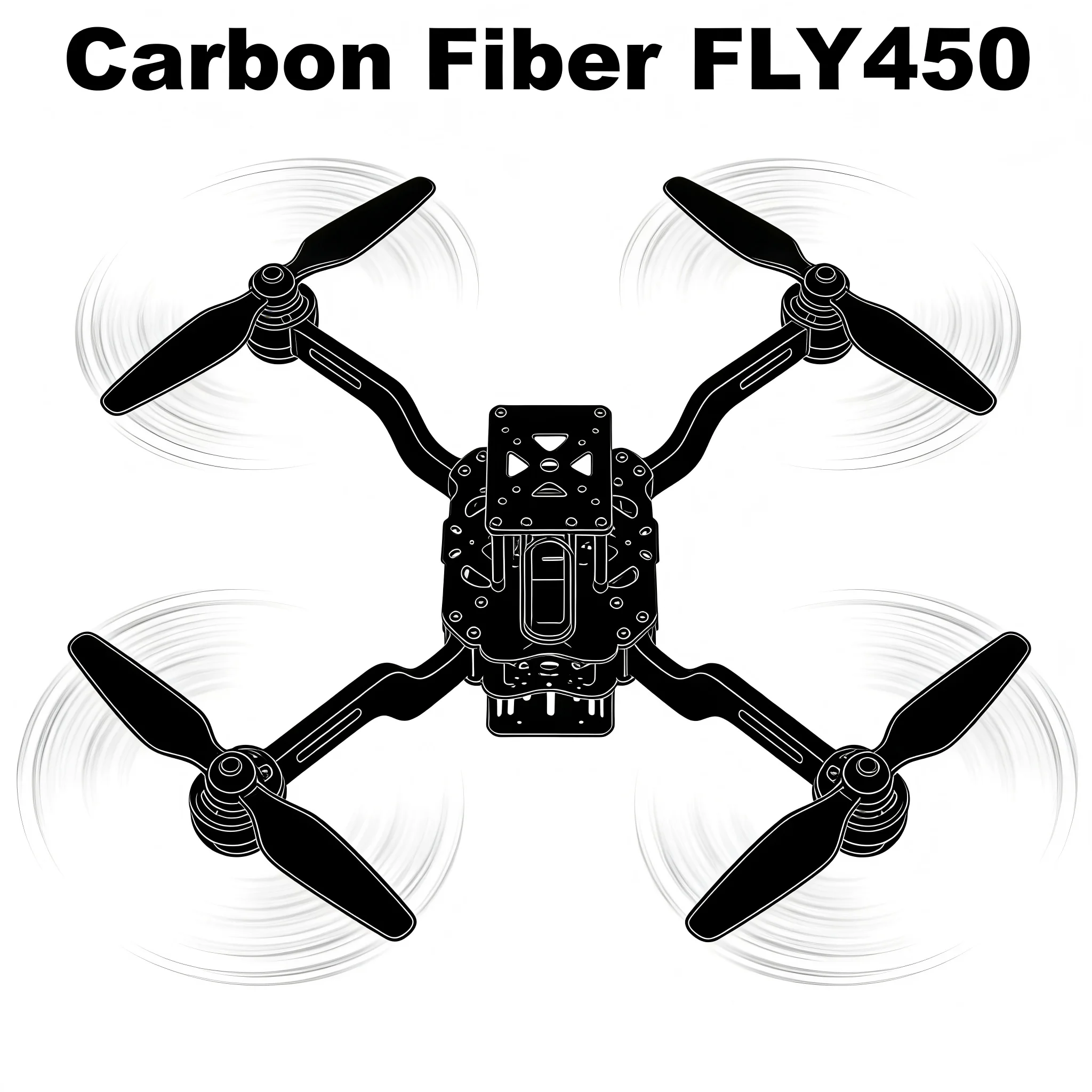 B-CUBE Open Source New Smart Drone FLY450 450MM F722 Quadrotor Rack RC Multicopter Multi-Rotor With Landing Gear Betaflight