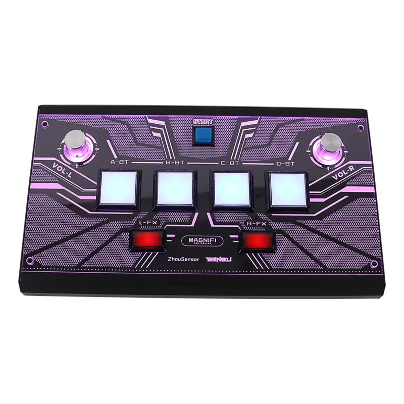 Genbu Controller Sdvx Handstand/Sund Voltex Arcade Console Cnc Knob Wired 4key Rgb Controller For E-Sports Gamer Gifts