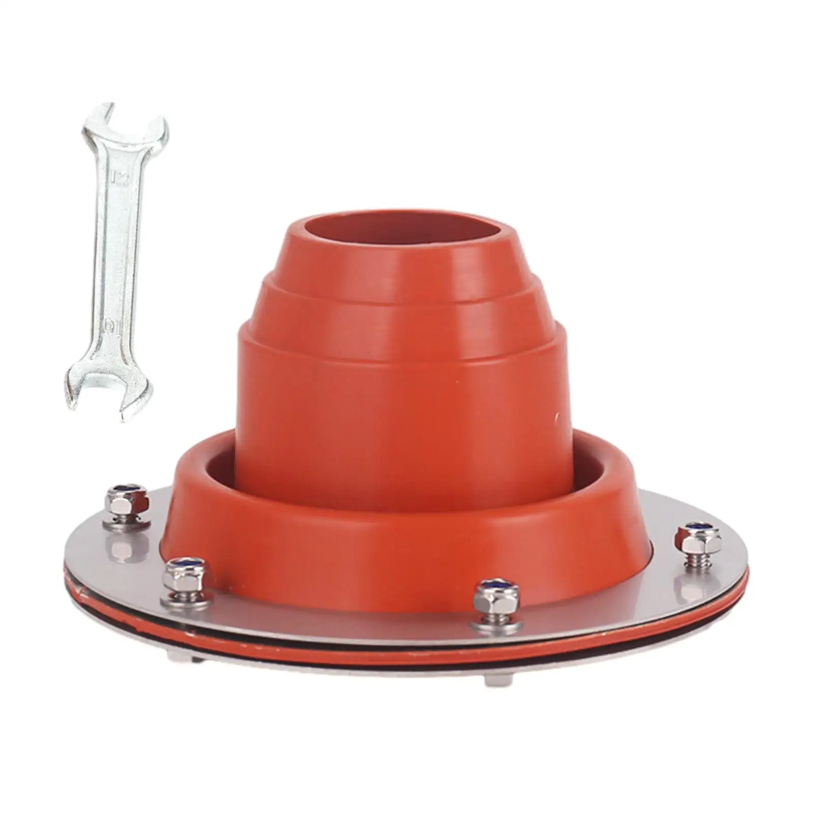 Hot Tent Stove Jack Round Base Flexible Chimney Hole Roofing Pipe Flashing