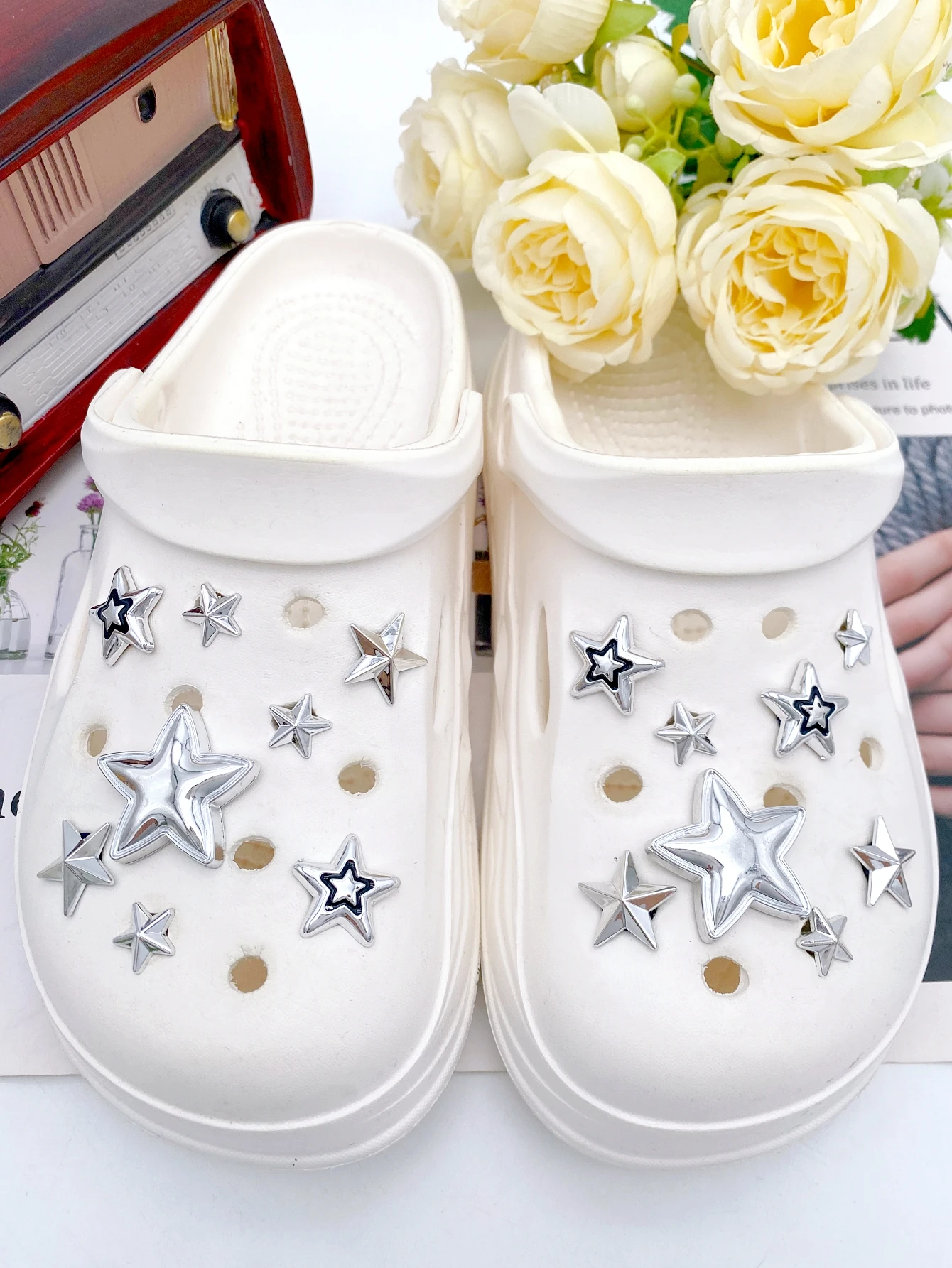 16-piece shoe decoration DIY casual shoe decoration - An interesting and versatile way to personalize your footwear