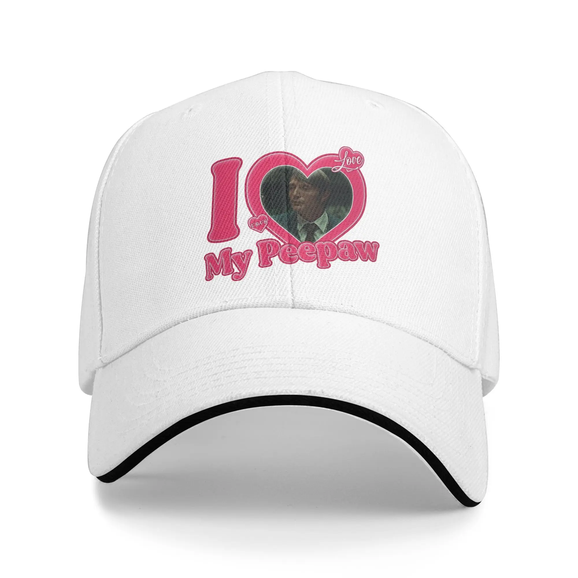 

I love my peepaw Mads Mikkelsen Sun Baseball Cap Summer Stylish Trucker Hat For Female Male Kpop Rock Baseball Caps