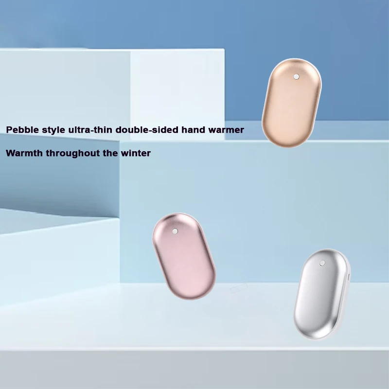 Warm Hand Treasure Ultra-TDouble Sided Hand warmer with Fast Heating and Three Levels of Temperature. Compact Pocket Hand warmer