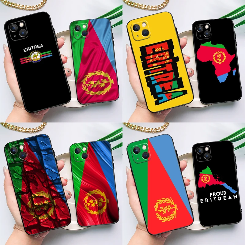 

Eritrean Flag Phone Case For iPhone 17 16 15 14 12 11 13 Pro Max Plus 12 13 Mini 16e 17 Air Cover Coque