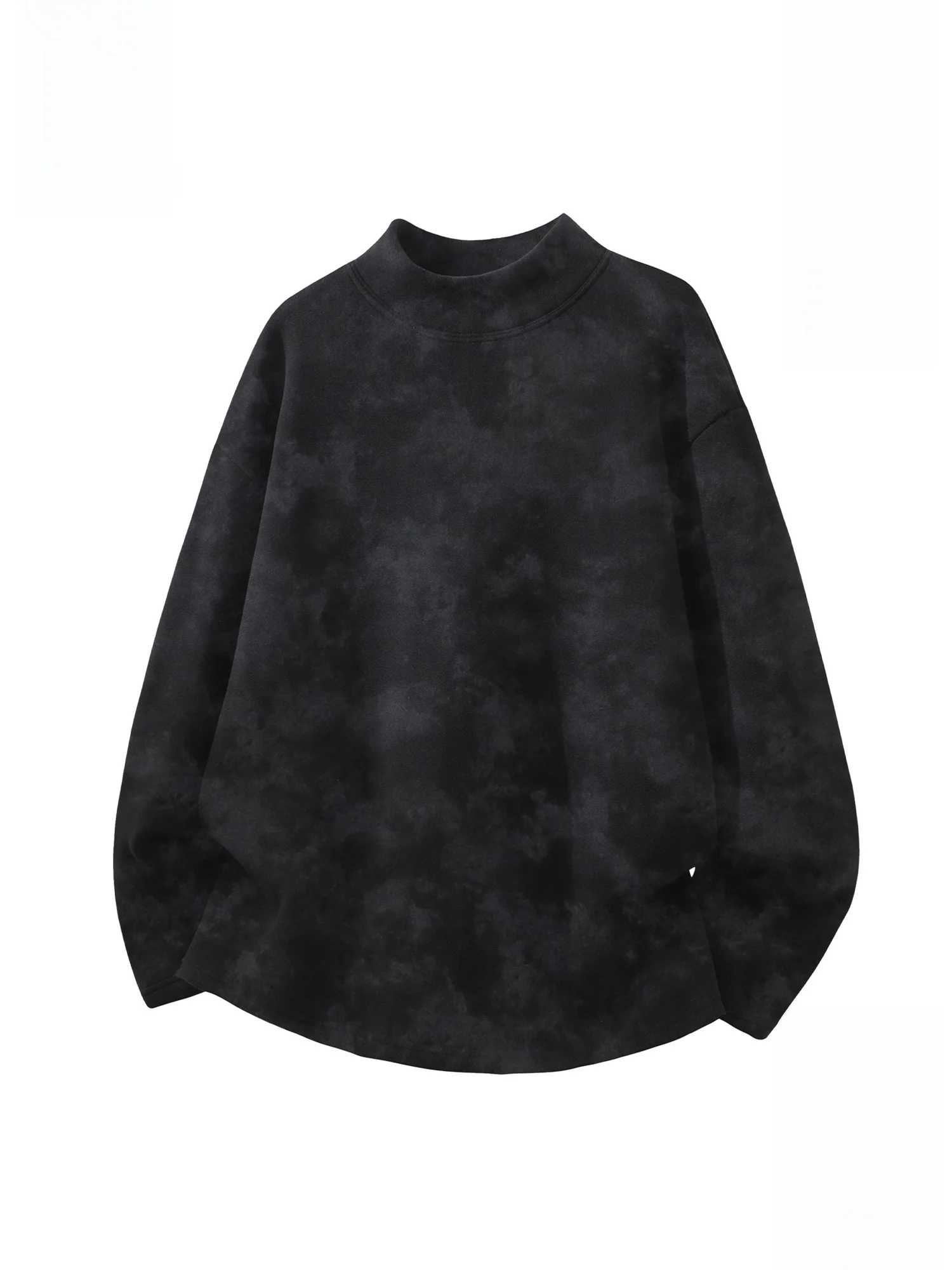 

Мужская футболка Paul Frank с высоким воротником и длинным рукавом, осенне-зимняя, повседневная, модная, из полиэфирного волокна, комфортная, с эффектом окрашивания.