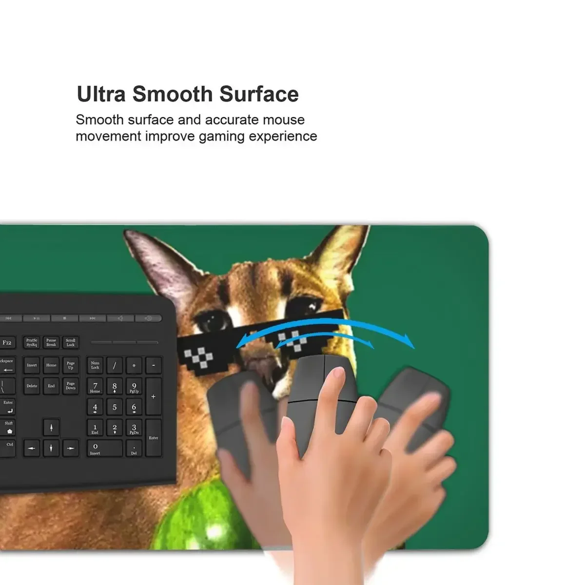 Grande floppa animal gato grande mouse pad teclado do computador mouse tapete gamer pc portátil tapete de mesa acessórios de escritório tapetes de mesa