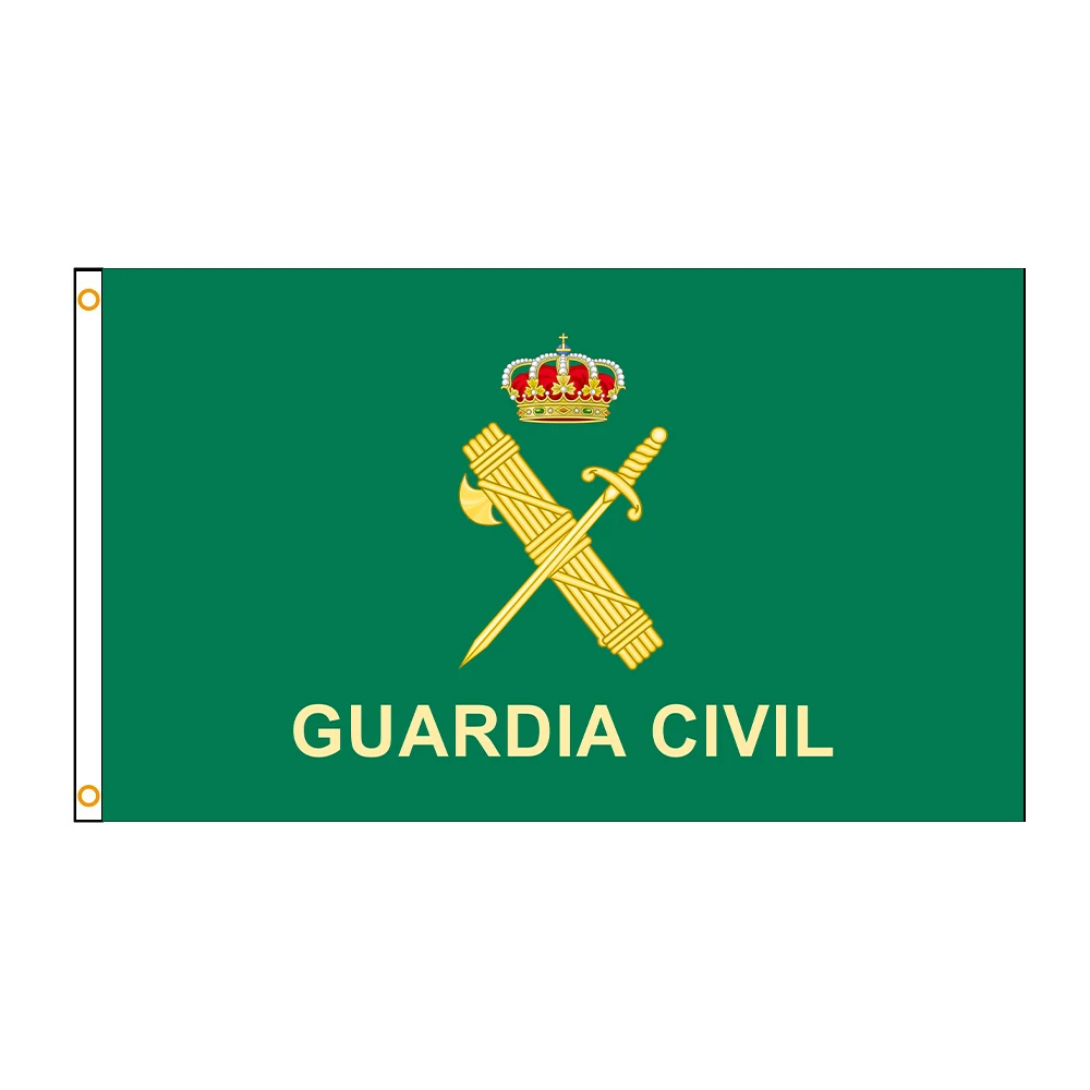 90x150cm 3x5FTS Spain Guardia Civil Symbol Flag