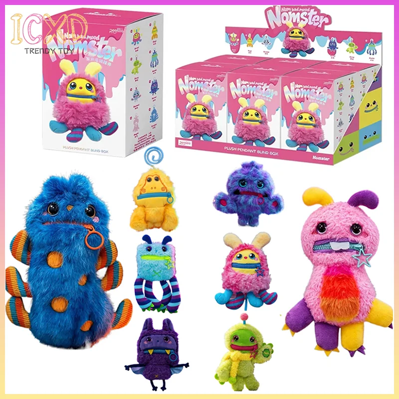 

Новая оригинальная серия Nomster Nom Bad Mood, голосовая глухая коробка, плюшевая подвесная сумка, подвеска, уродливая милая игрушка, орнамент, подарок на день рождения