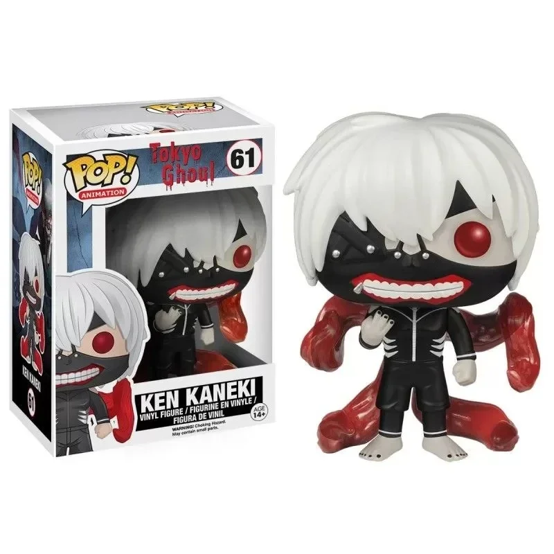 FUNKO POP NEW Arrival Animation Tokyo Ghoul Theme Ken Kaneki #61 Action Figure Model Toys for Children Gift