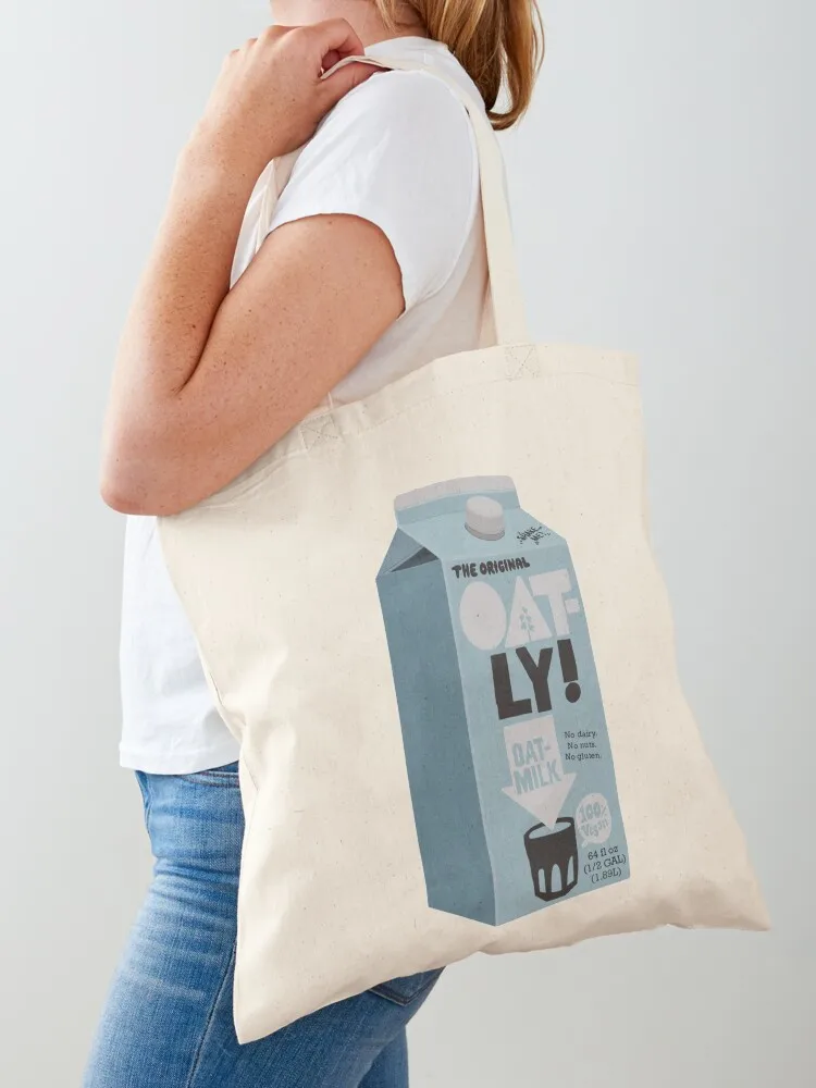 

Oatly! Oat Milk Tote Bag tote bag university free delivery bags bag for beach hand ladies