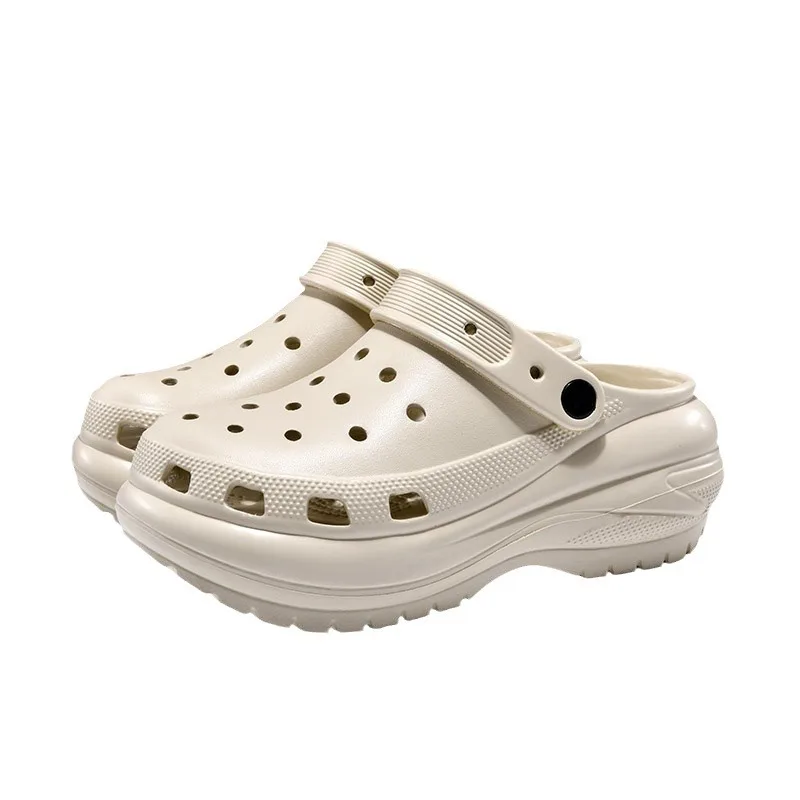 Nimbus hole shoes beach breathable wear non-slip muffin 7cm cool slippers eva can be worn outside and durable 2026 new models