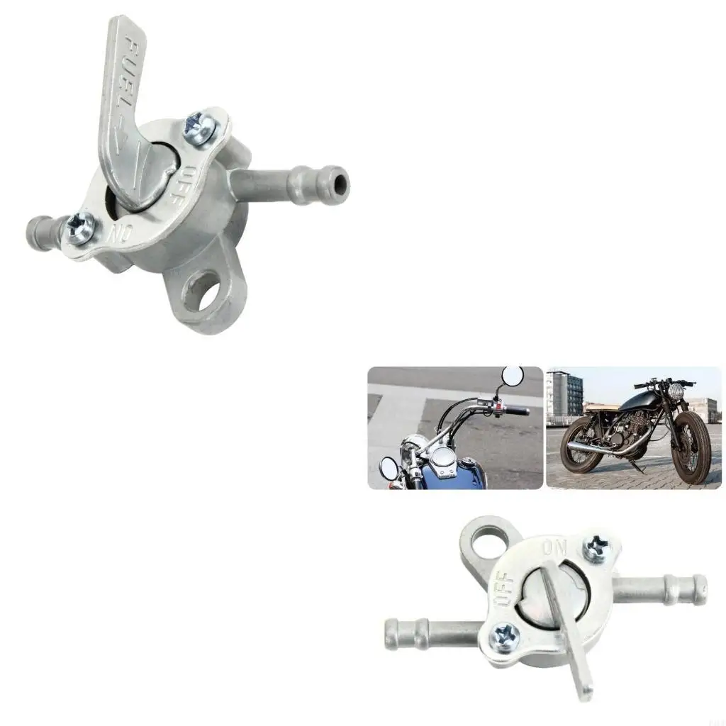 F1CF Metal Shut Valves Switch Inline Gas Petcock Shut Switch for ATV