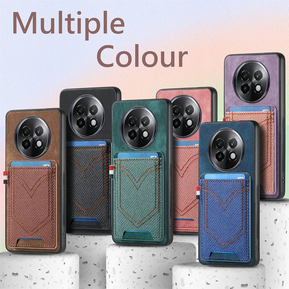 Realme 13 Pro Plus Realmi 14 Pro 4G 5G حافظة فاخرة بطاقة مغناطيسية لوحة خلفية جلدية Realme 12 Plus حافظة Realme13 12X 11 11X Fundas #6