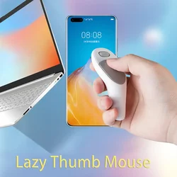 Wireless Thumb Air Finger Touch Remote Mause, Mini Lazy Bluetooth Mouse Portable Computer Palm Mice for Tablet PC Android IOS
