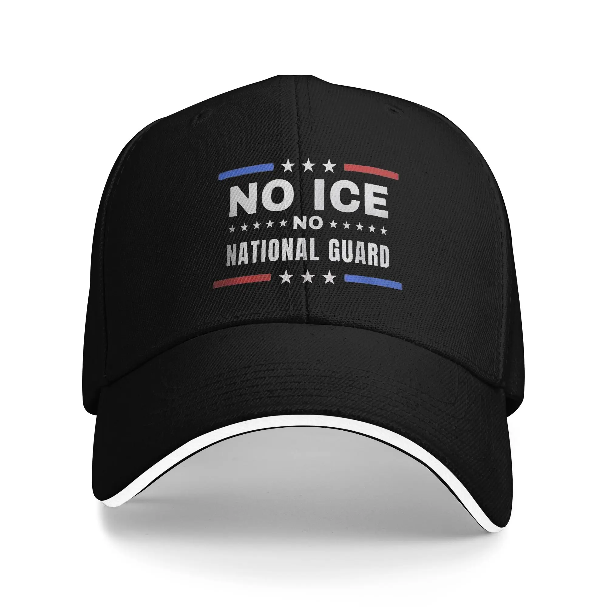 No Ice No National Guard Hunting Baseball Caps Male  Adult Trucker Cap For Women Pool Party Sunscreen Hats