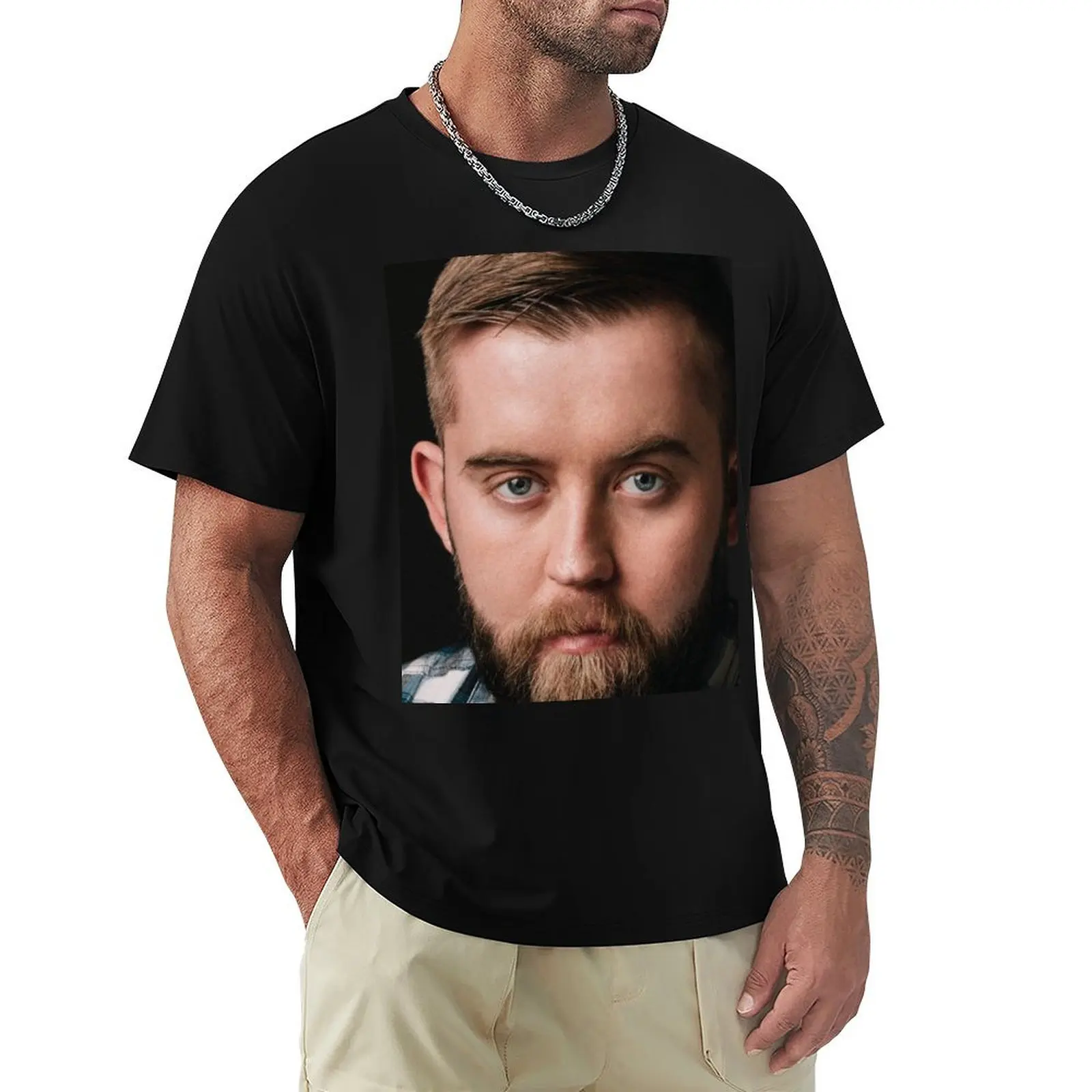 Camiseta Chainlink con la imagen del CEO Sergey Nazarov, memes, contratos inteligentes, oráculos, DeFi, camiseta informal holgada de verano