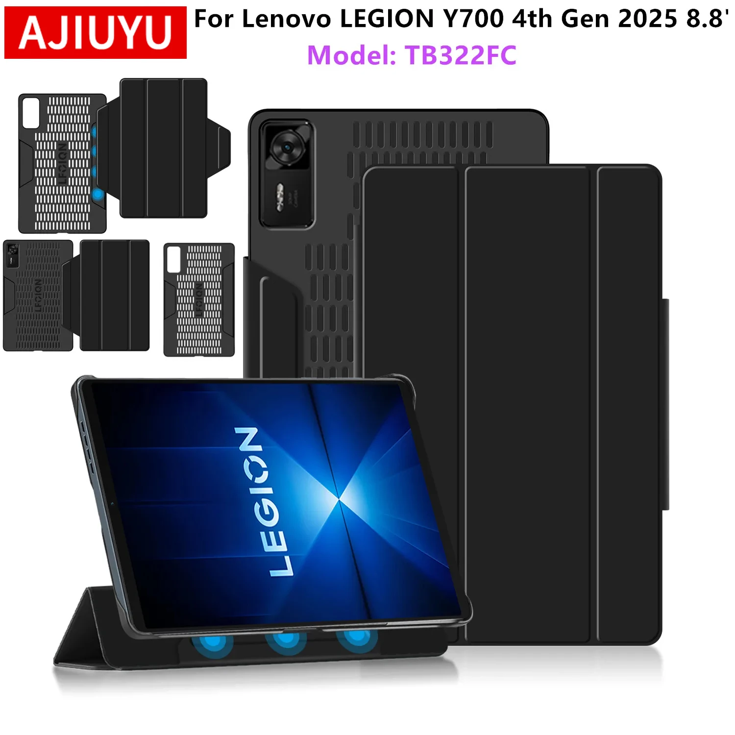 �y�Z�[�����zAJIUYU �P�[�X���m�{ LEGION Y700 2025 �� 4 ���� 8.8 �C���` TB322FC Legion Y700 Gen 4 8.8 �C���` TB-322FC �^�u���b�g�J�o�[�V�F��