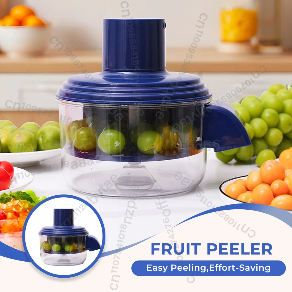 

Электрическая машина для очистки винограда и чеснока, новая автоматическая малогабаритная машина для очистки фруктов 2025 года: для винограда, чеснока, томатов, вишни