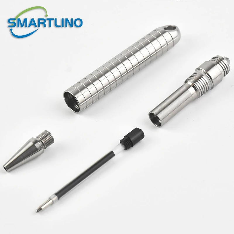 Military Tactical Pen Self-defense Weapon Titanium Alloy Attack Head Emergency Window Breaker Safety Protection Ballpoint Pen