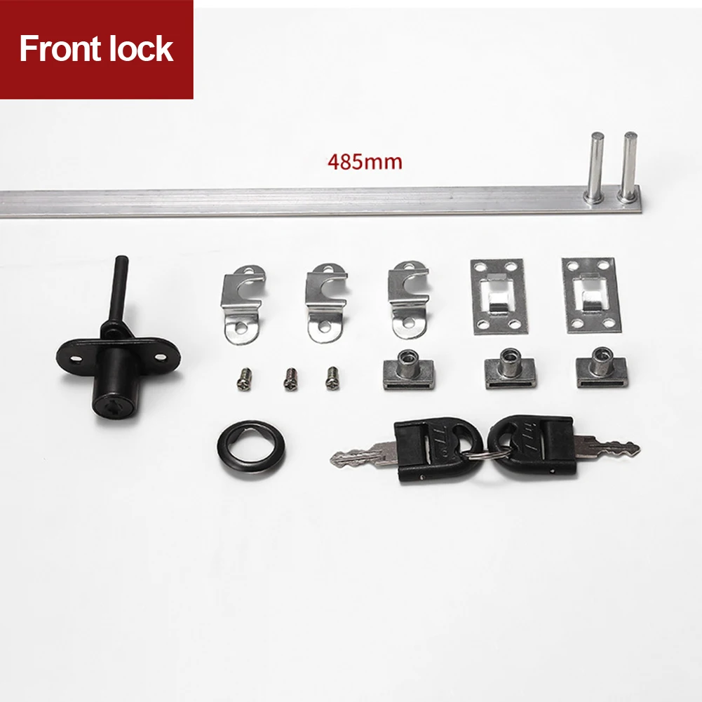 Keep Your Valuables Safe with Black Zinc Alloy 16mm Drawer Lock with Key  Suitable for Office and File Drawers