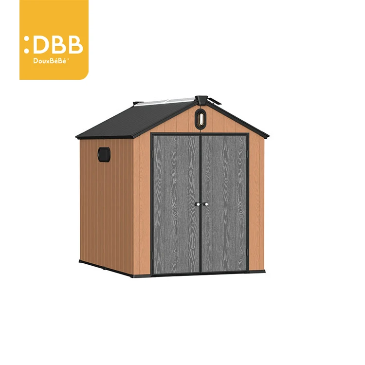 Hot Sale 6*8ft Plastic Shed for Outdoor Garden Storage Tool Shed