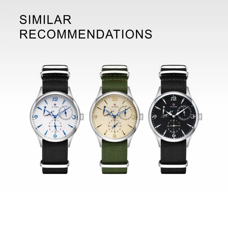 TIME TOKEN 40mm Men's Mechanical Watch 1963 Pilot Style with Seagull ST1780 Movement Air Force Aviation Sapphire Crystal