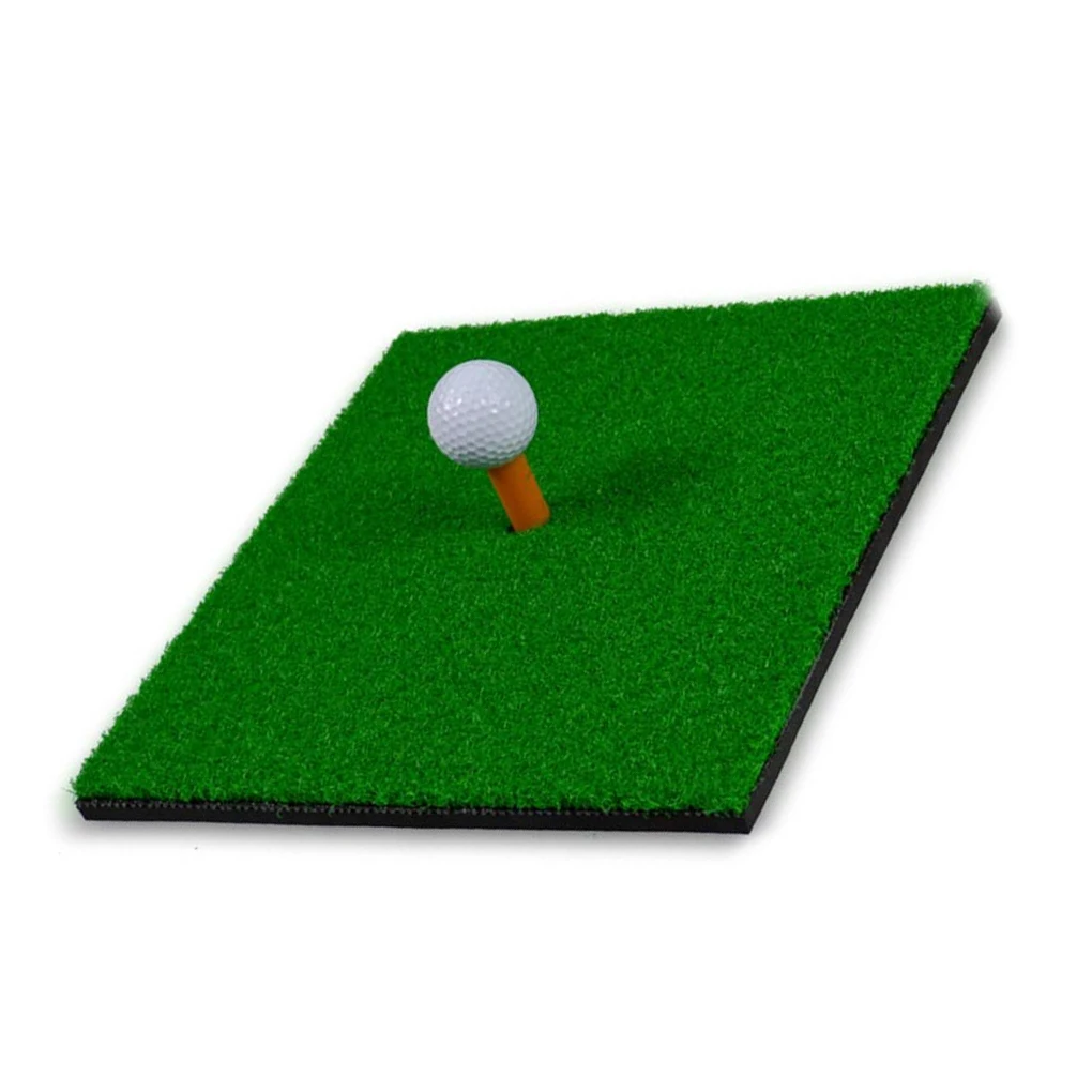 

Indoor Golf Practice Grass Mat Backyard Training Hitting Golf Mat with Tee