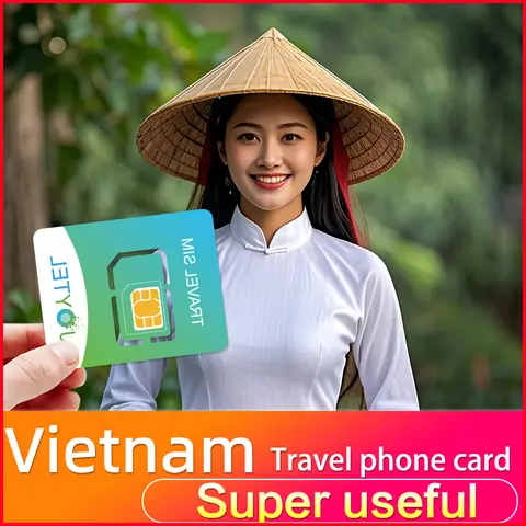 Viettel 베트남 SIM 카드, 고속 4G 데이터 모바일 인터넷 카드, 냐짱 다낭 호치민시 범용