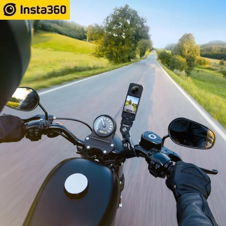 

Insta360 X4 New Motorcycle Mount Bundle For GO 3\ X3 \ONE RS\ GO 2\ ONE X2 \ONE R\ ONE X \ONE Action Camera Sports Accessories