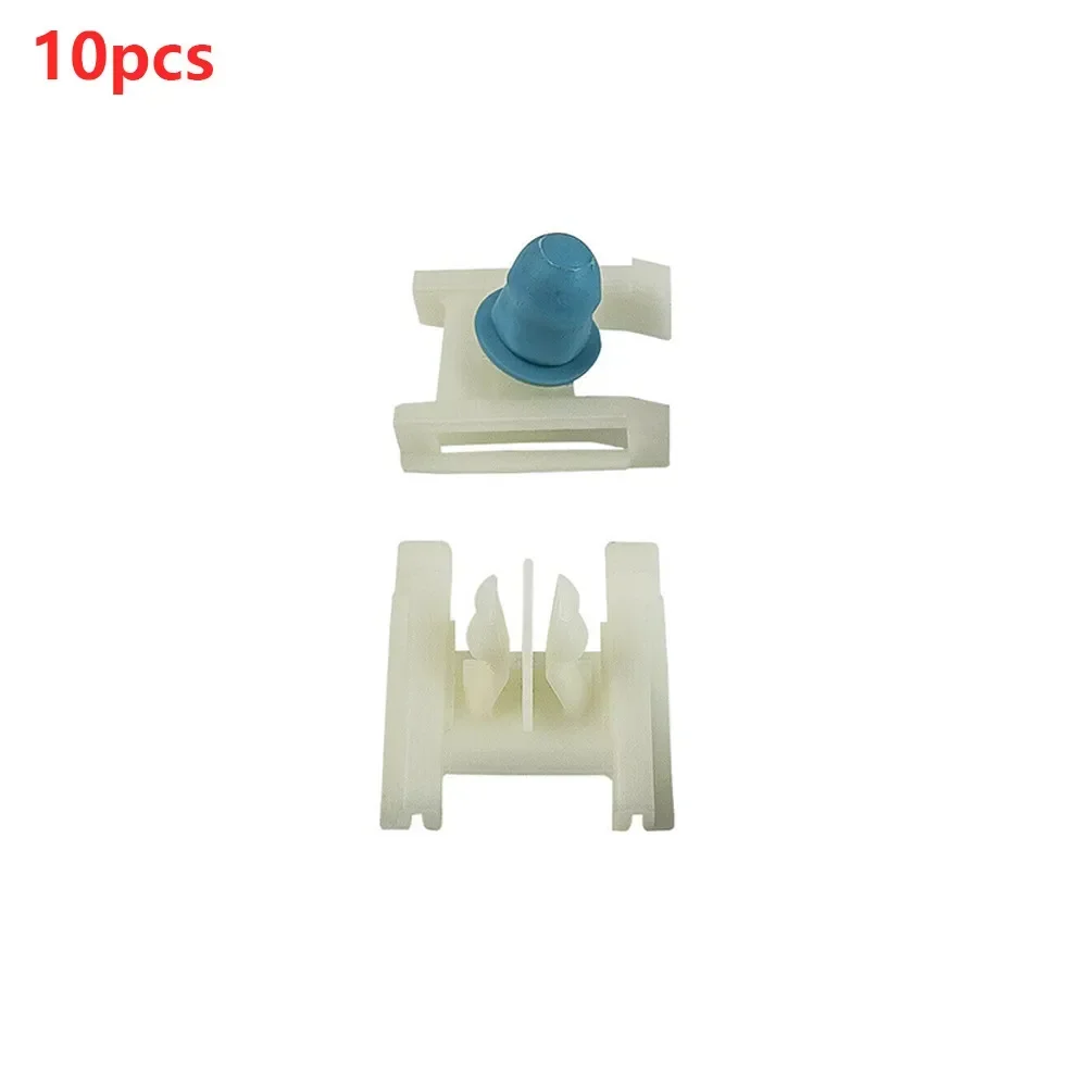 10PCS Shaped Rocker Clamp With Spout Retaining Fastener Clip For Passat B5  Side Molding Clip