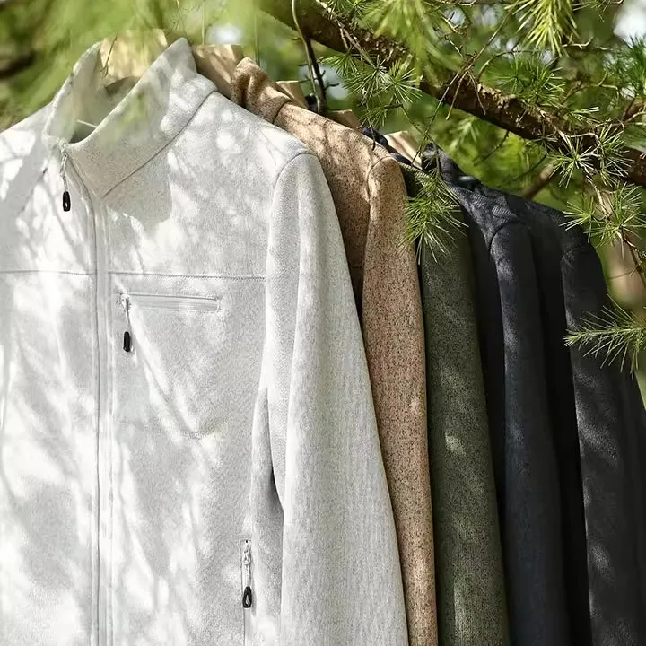 

Теплый вязаный джет на подкладке, мужская легкая осенне-зимняя верхняя одежда, AIRPROHEAT Technology, подставка из полиэфирного волокна