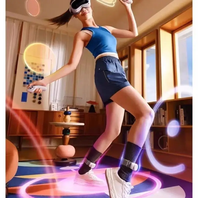 Somatosensory Tracker 2.0 VRchat Motion Capture Vibration Sensing Device for Enhanced Virtual Reality Experience