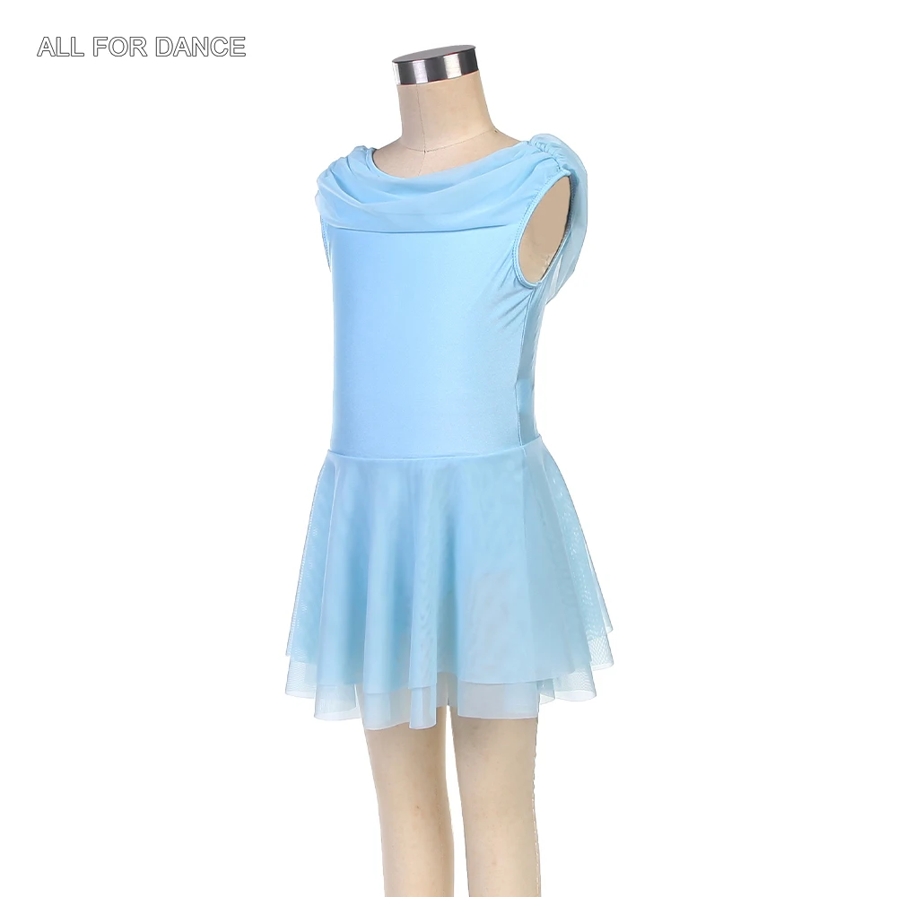 25062 Alle Für Tanz Blassblau Pailletten Spandex Ballett Kostüm Frau Lyrical Dance Kleid Erwachsene Ballett Kleid Dancewear