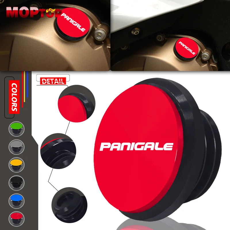 

New Sales Motorcycle Engine Oil Cap Bolts Fuel Filler Cap Cover Protection For PANIGALE V4 S/R Panigale V4 V4S/V4R Panigale1299