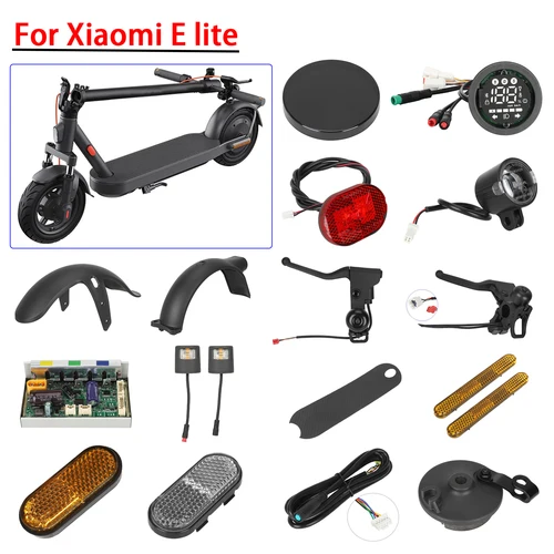 Imagen 1 del producto Scooter varias piezas originales controlador de guardabarros Panel de visualización luces de giro Reflector almohadilla de pie para patinetes eléctricos Xiaomi Elite