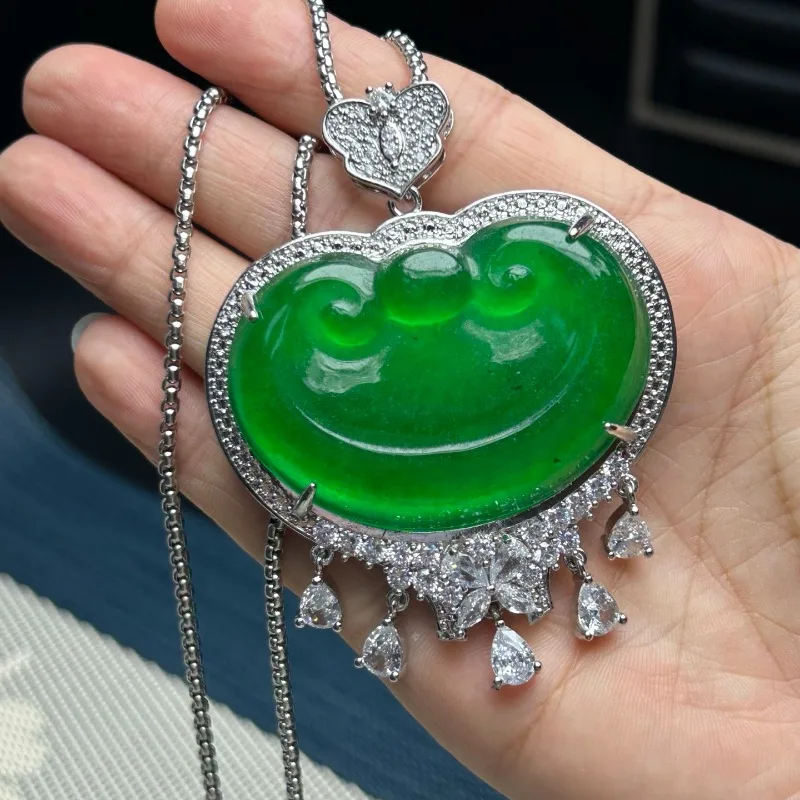 

Подвеска из натурального ледяного кварцита, новая женская универсальная подвеска