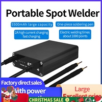 9 Gear DIY Spot Welder Handheld Portable Mini Spot Welding Machine Welding Pen Nickel Strip 18650 Battery Spot Welder 5500MAh