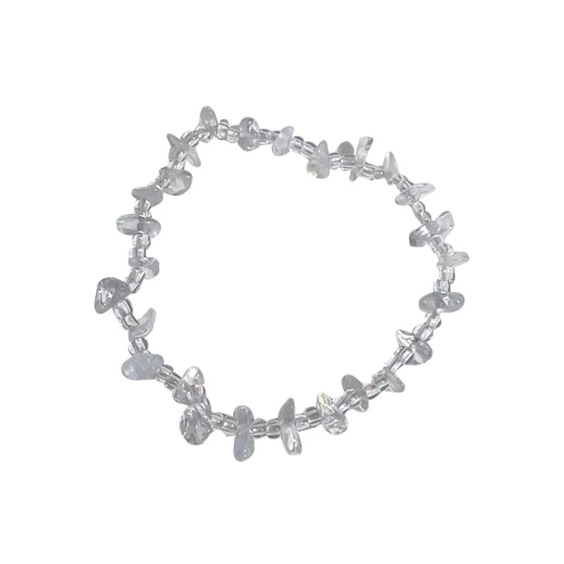 Pearl Bracelet Irregular Crystals Stone Chipped Gravel Bead Jewelry