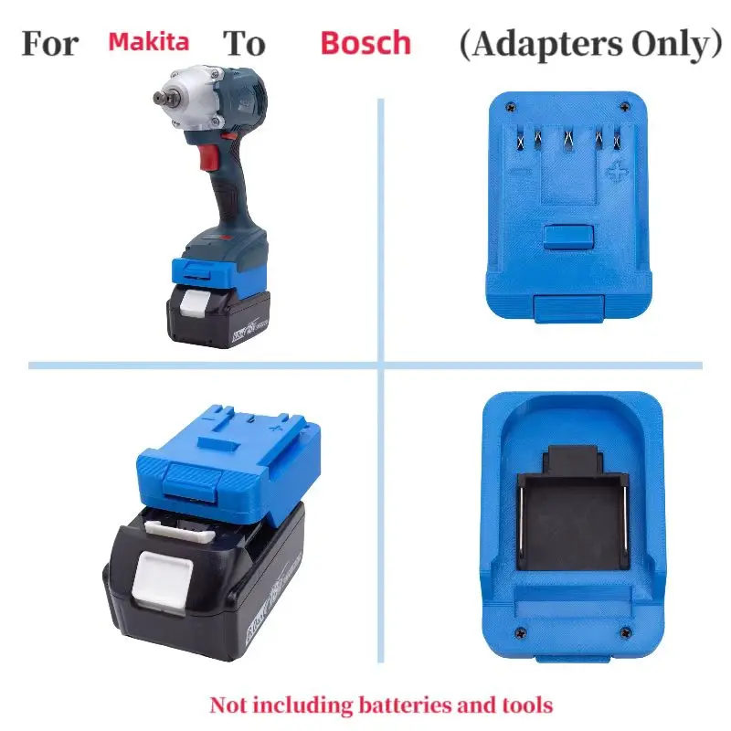 

Battery Adapter Converter For Makita 18V Lithium Convert To For Bocsh 18v Power Tool Converter Drill Accessories（Adaptor Only)