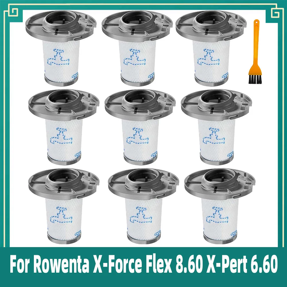 For Rowenta X-Force Flex 8.60 X-Pert 6.60 Cordless Vacuum Cleaner Washable  Filter ZR009006 Attachment Replacement Spare Part