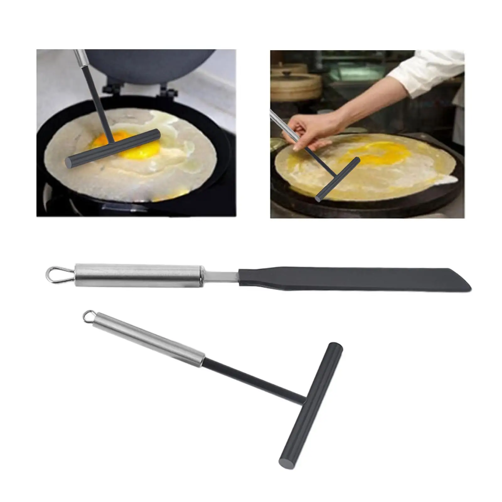 2x Crepe Making Spreader Kitchen Accessories for Home Dining Room Kitchen Restaurant