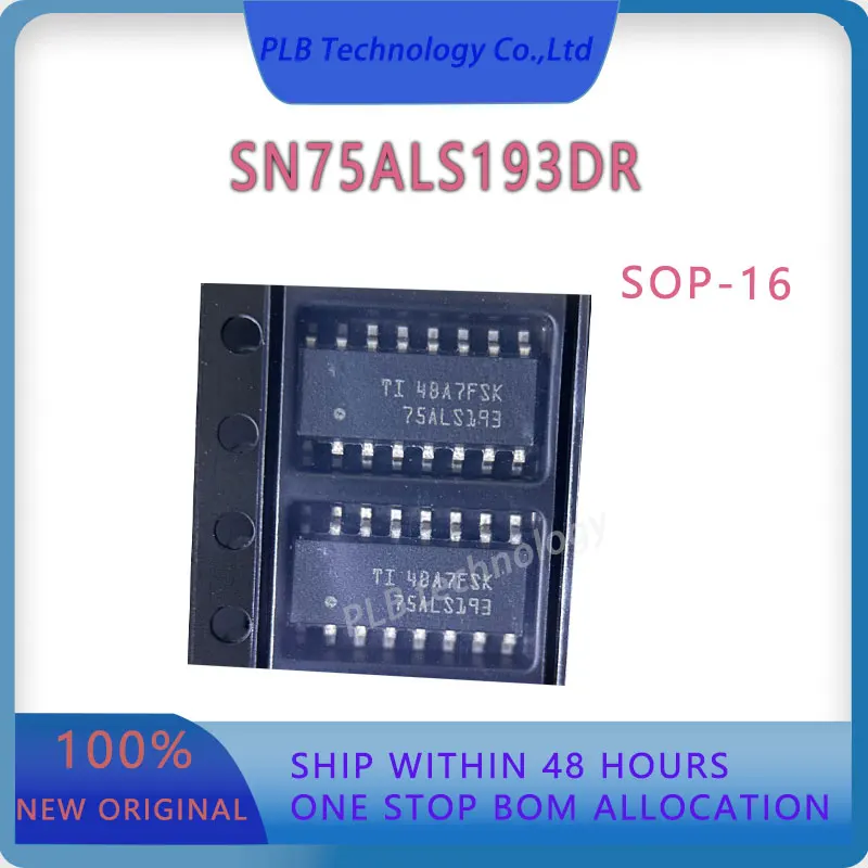 

Original Stock SN75ALS193 SN75ALS193DR SOIC-16 Electronic Quadruple Differential Line Receiver IC Chip New