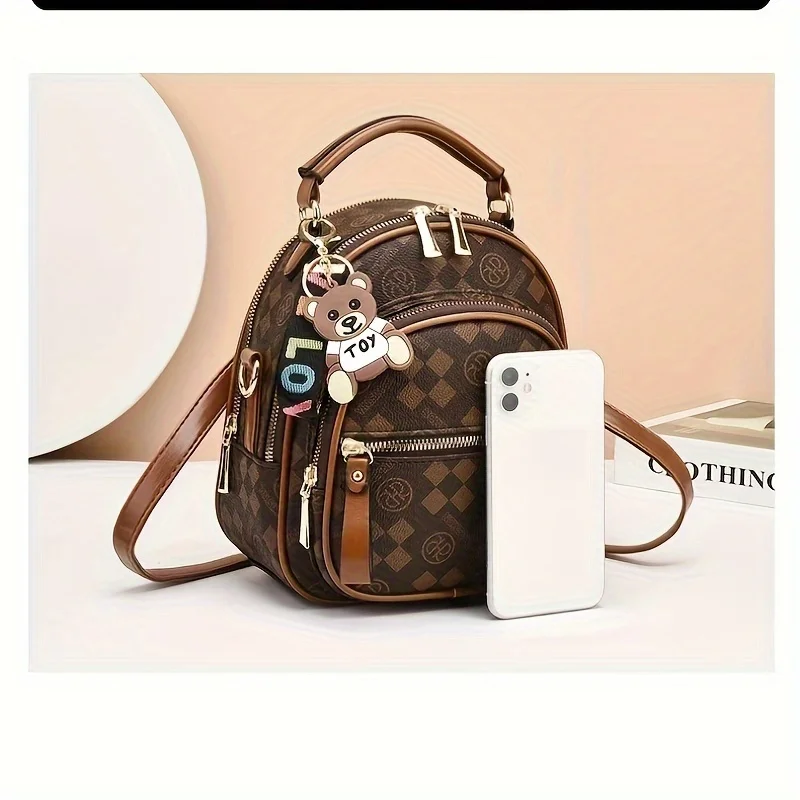 แนวโน้มแฟชั่นผู้หญิงกระเป๋าเป้สะพายหลังหนังนุ่มผู้หญิงโรงเรียนกระเป๋าLuxury Designerหญิงไหล่กระเป๋าSac A Dosคุณภาพสูง